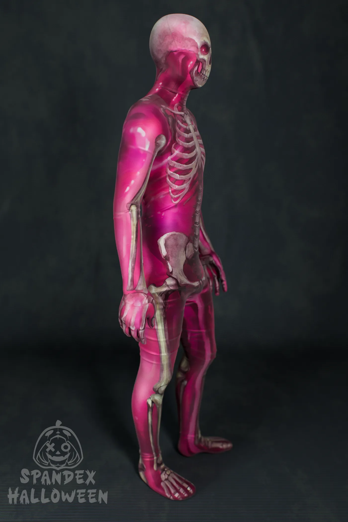 Pink Jelly Skeleton Costume - Image 2