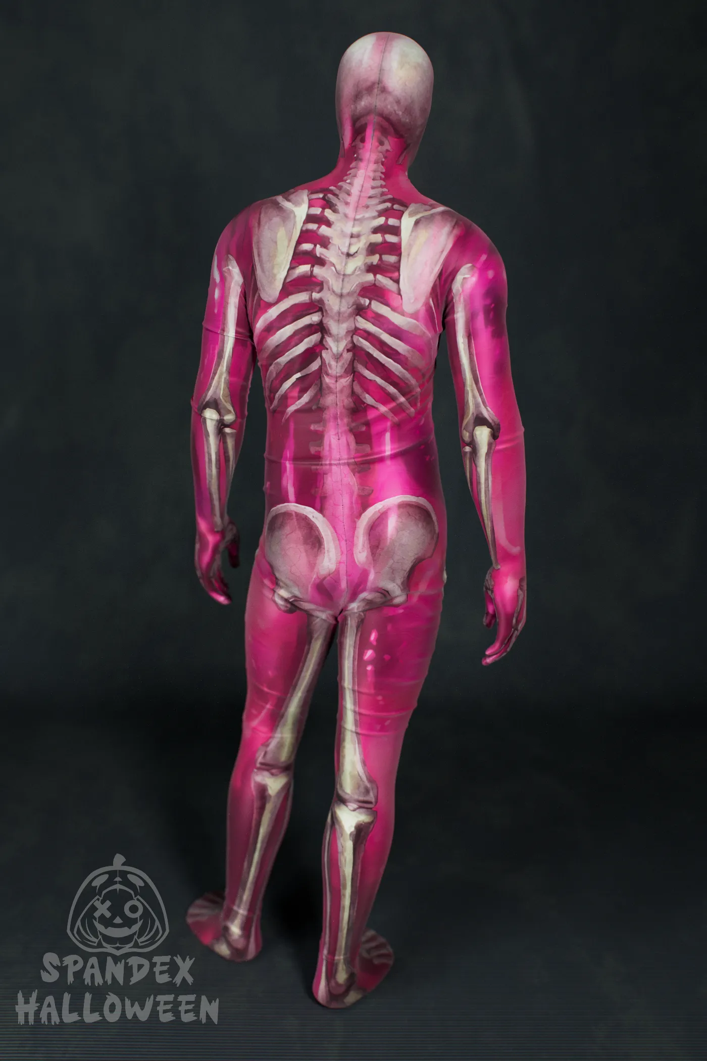 Pink Jelly Skeleton Costume - Image 3