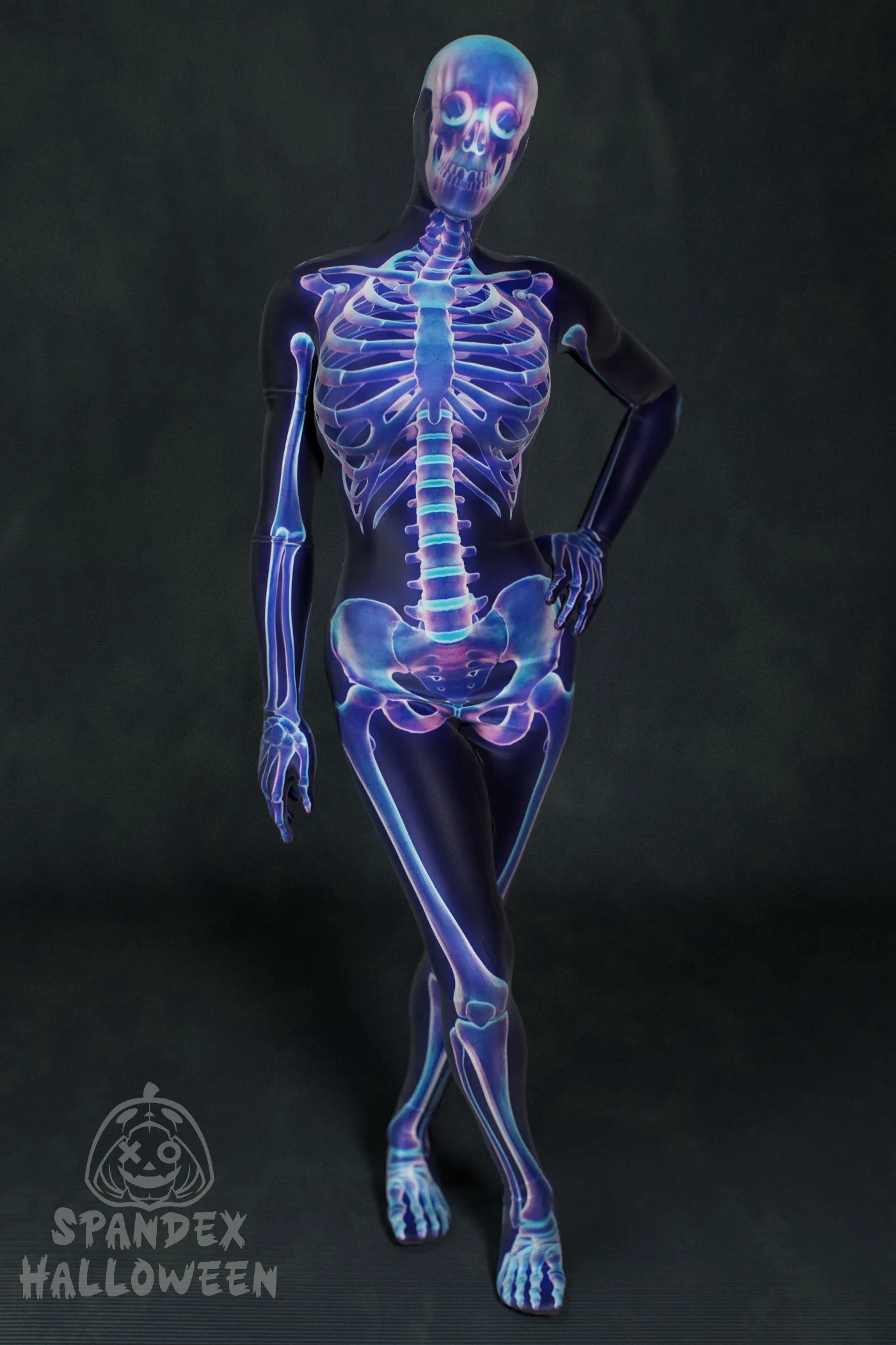 Neon Skeleton Costume