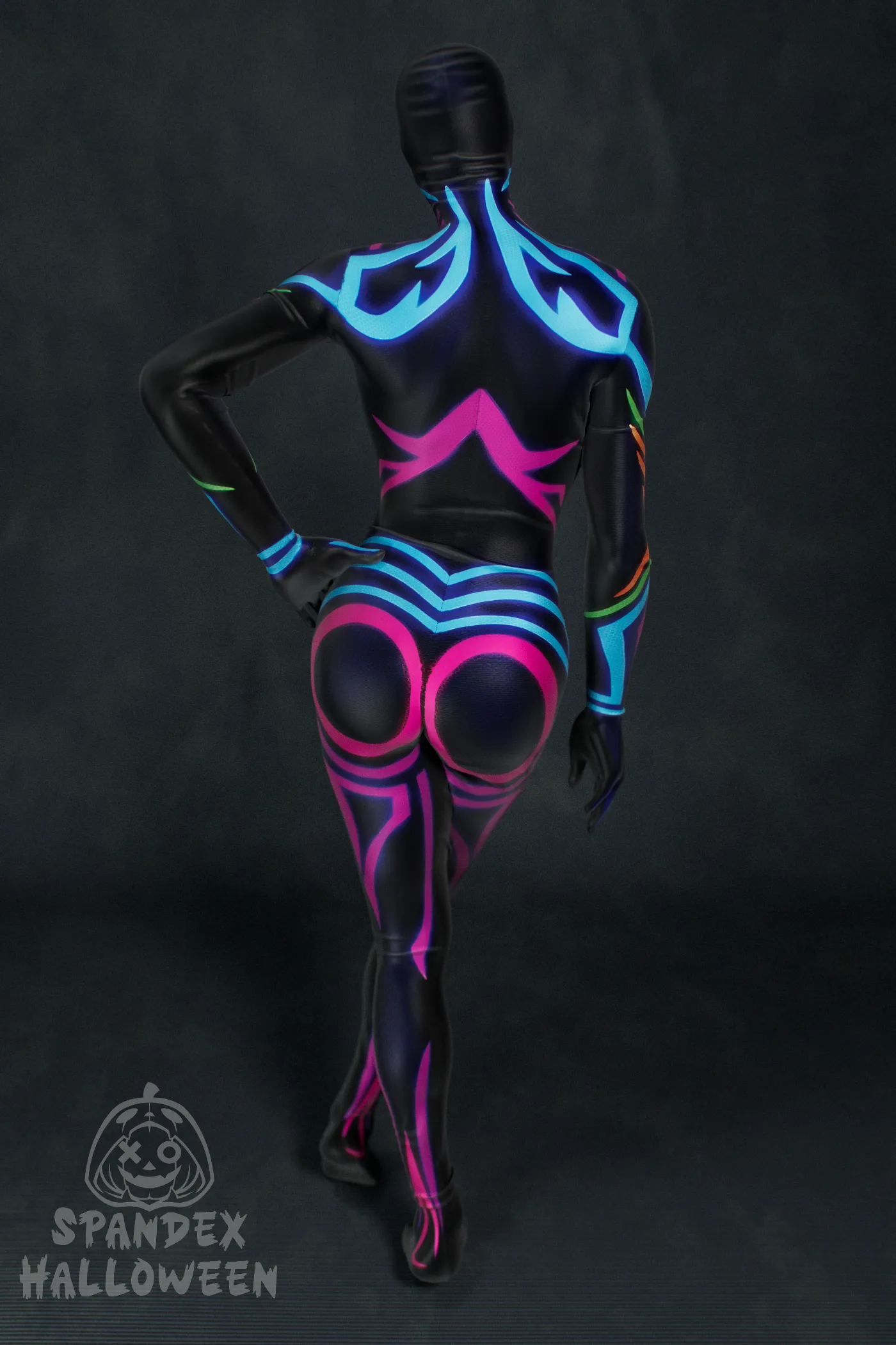 Neon Tribal Girl Costume - Image 3