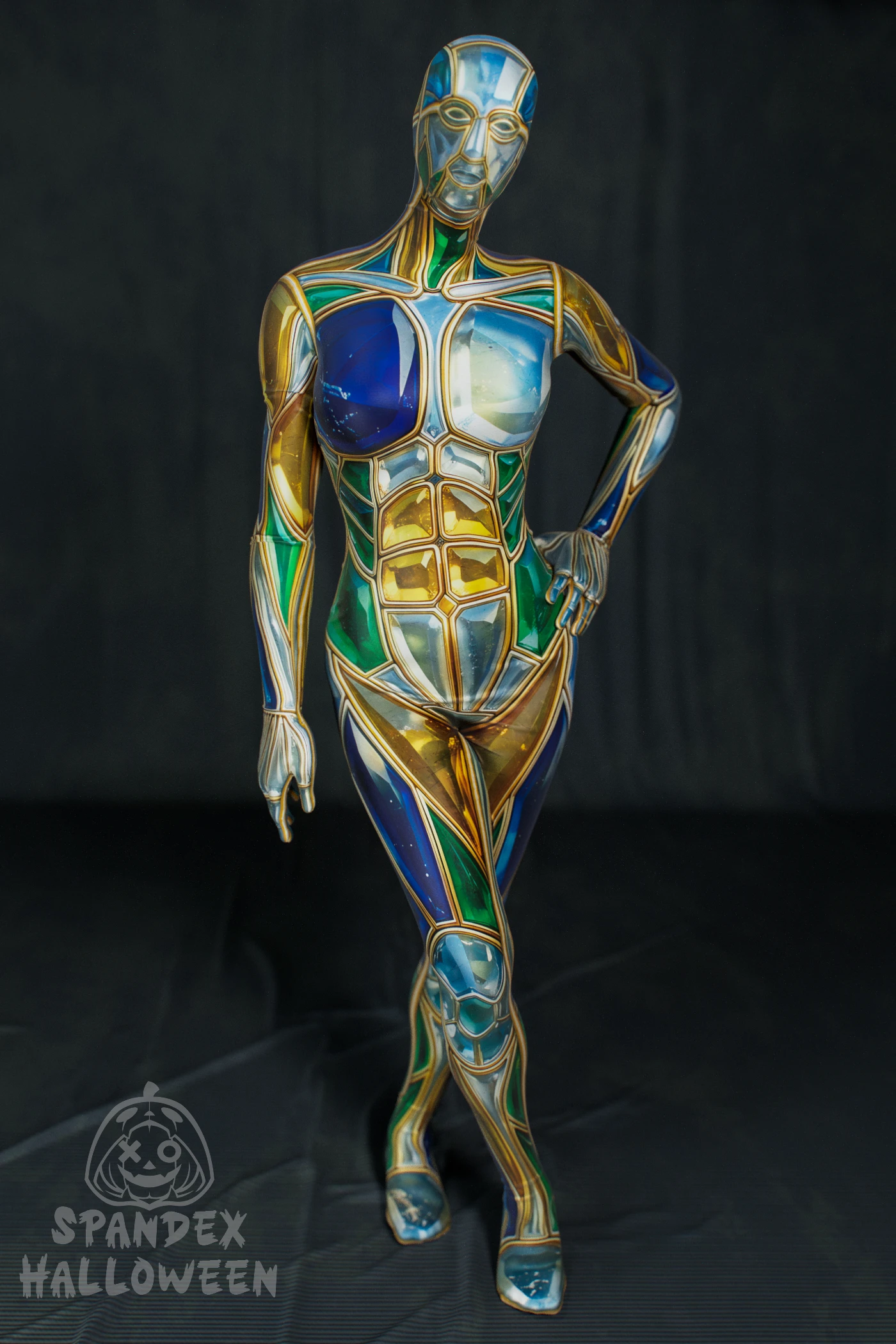 Rhinestones Girl Costume