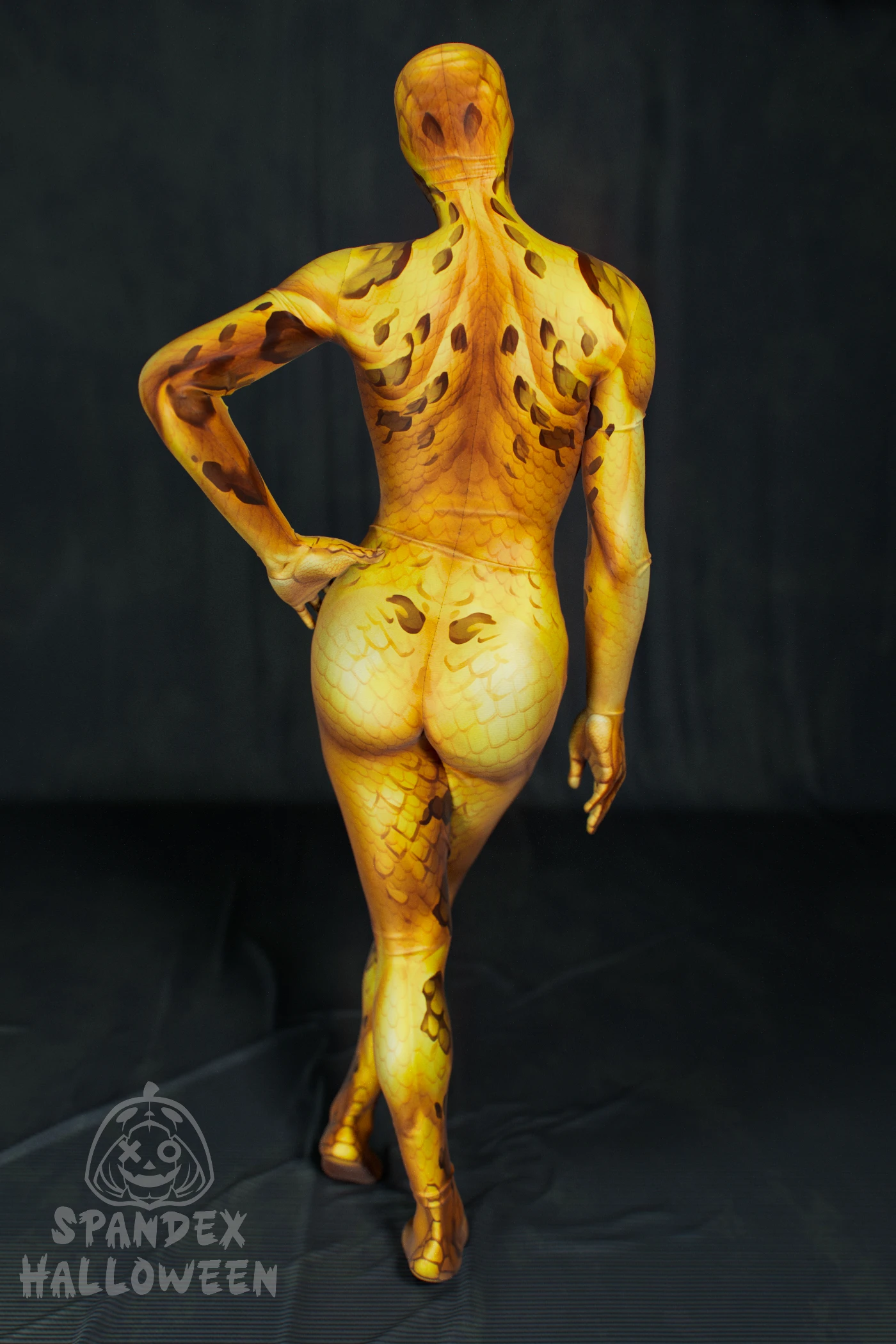 Yellow Eyelash-Viper Snake Girl Costume - Image 3