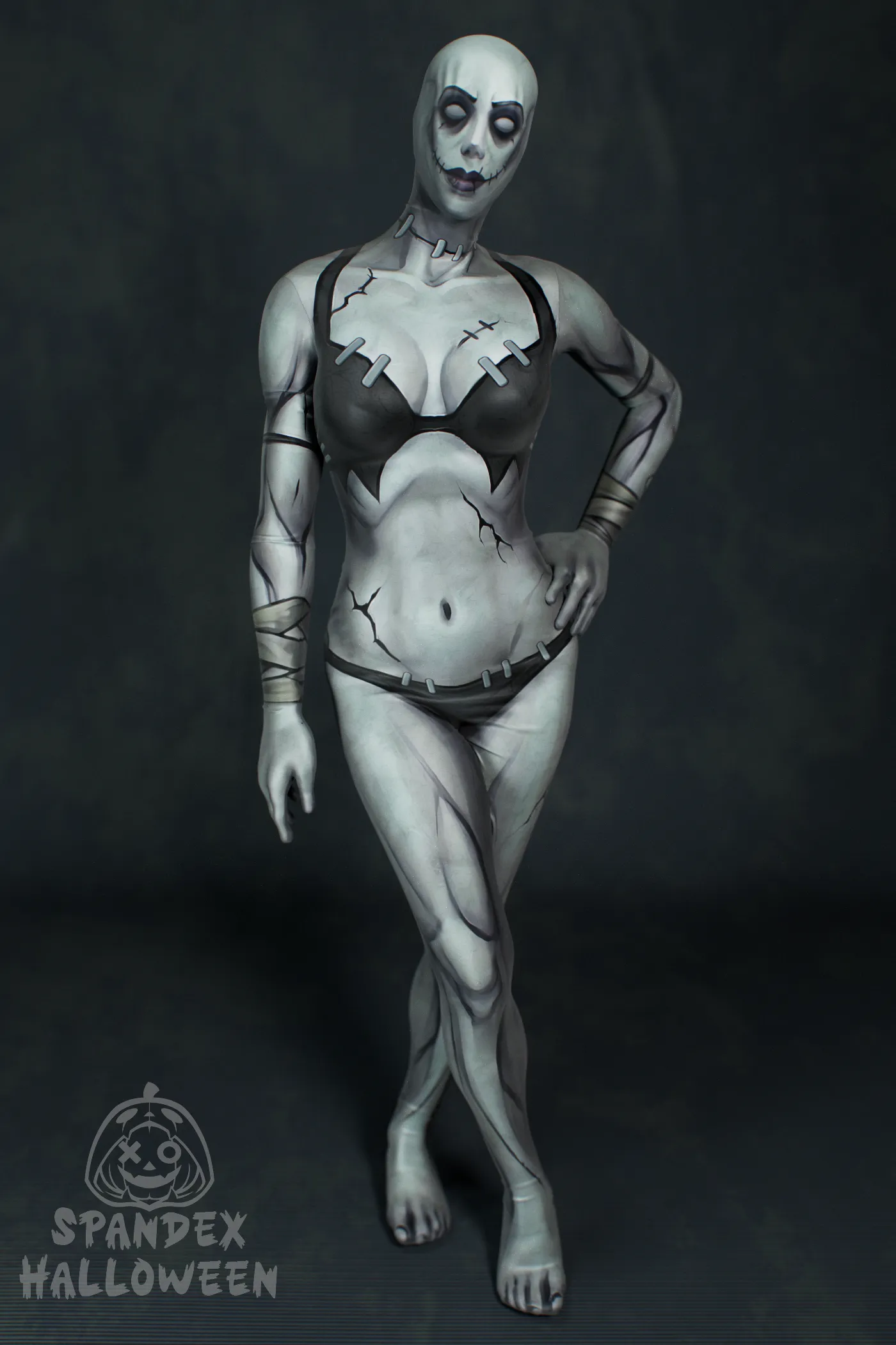 Bikini Goth Girl Costume