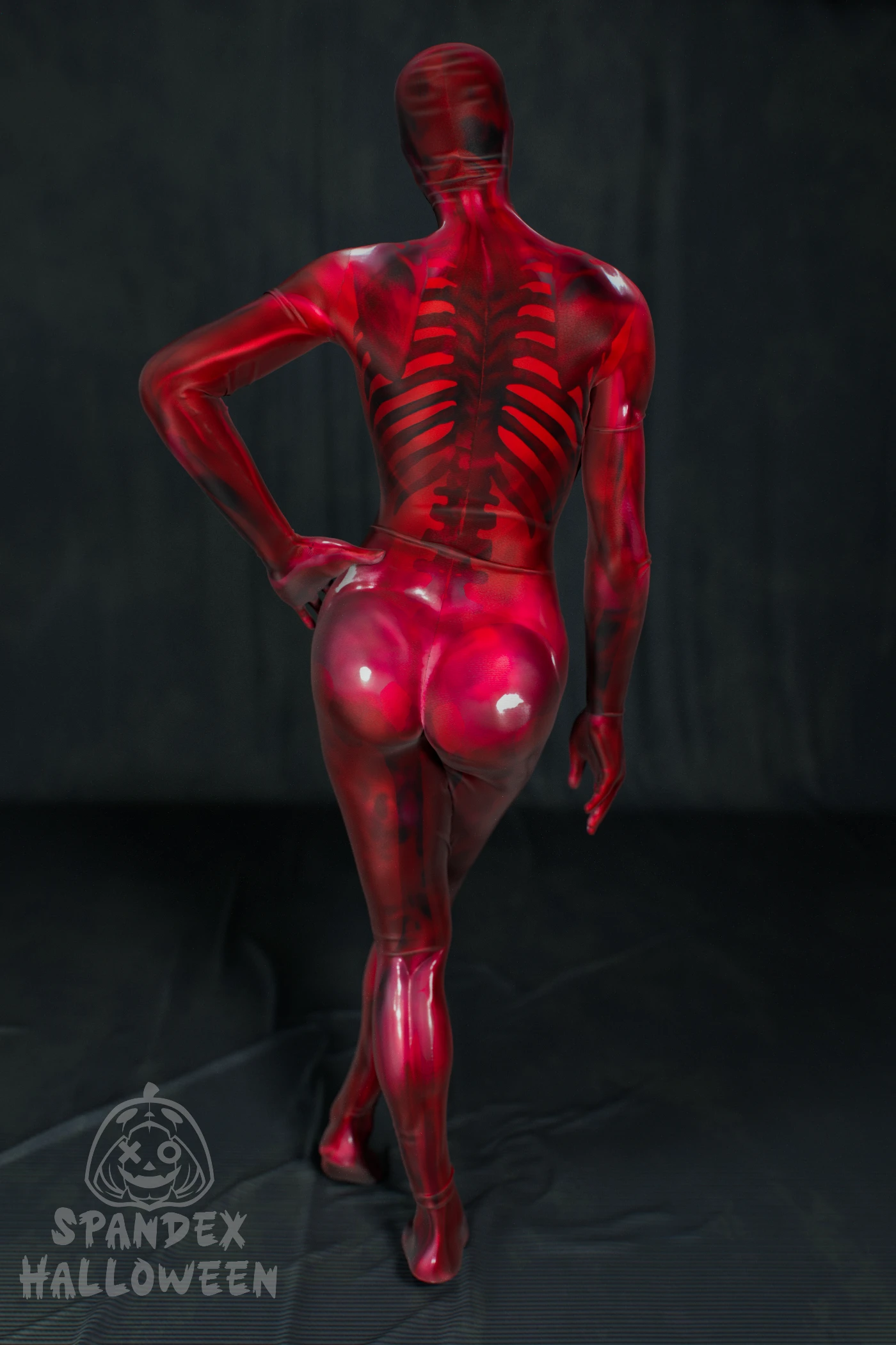 Translucent Red Demoness Costume - Image 3